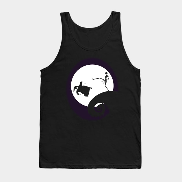 Funny Spooky Spartans Halloween Parody Tank Top by BoggsNicolas